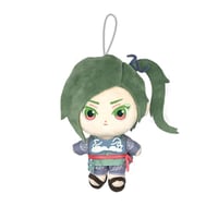 白蛇：縁起　ぬいぐるみストラップ　青