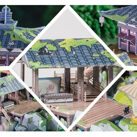 羅小黒戦記　『ムゲンの小屋』　組み立てキット