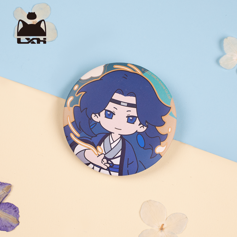 藍渓鎮 缶バッチ 老君 | TEAMJOY