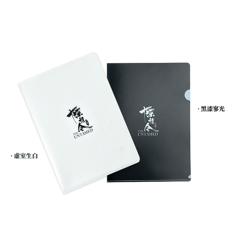 陳情令A4クリアファイル・黒漆寥光（黒2枚入り） | TEAMJOY