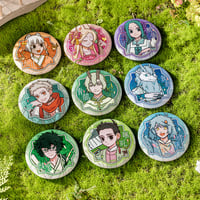 フェ〜レンザイ -神さまの日常- トレーディング缶バッジ 春日雅集 ver.