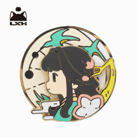 藍渓鎮　メダルバッチ　清凝