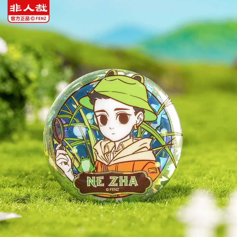 フェ〜レンザイ -神さまの日常- トレーディング缶バッジ キャンプ ver