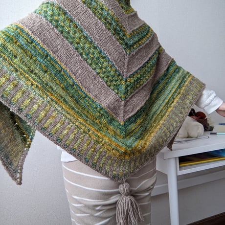 作品紹介 ordinary love shawl
