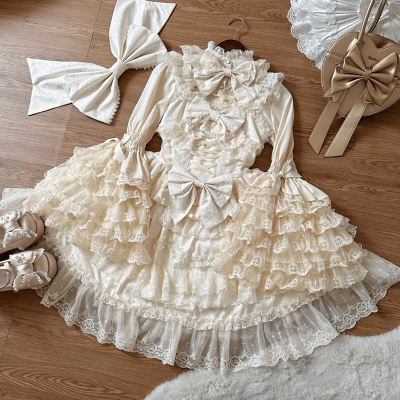 Tea Party Princessジャンパースカート 生成り | tulle オンラインストア