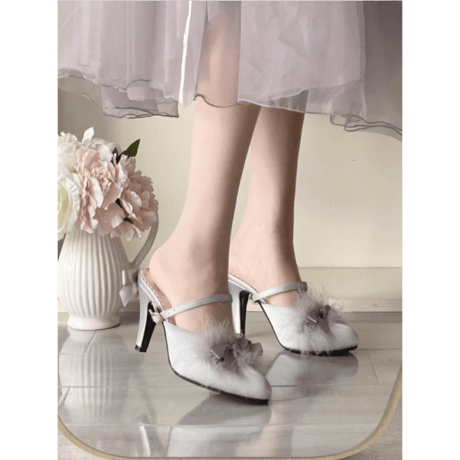 Swan Lakeミュール　グレー