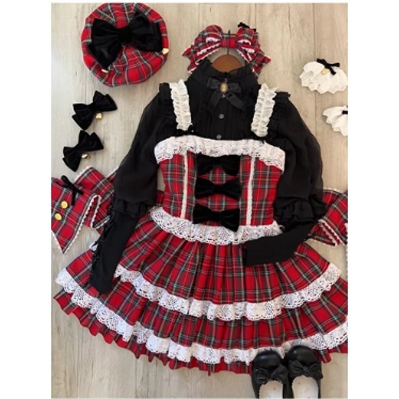 Scotland's First Snowジャンパースカート＆ケープset | tulle オ