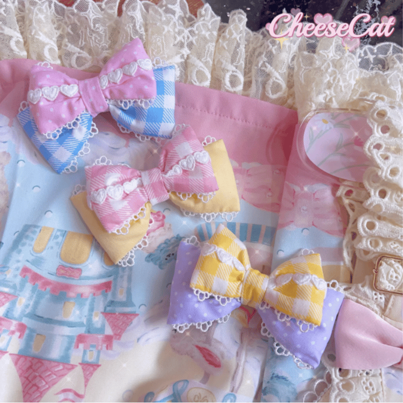 ふわふわリボンクリップ 7色／select | tulle オンラインストア