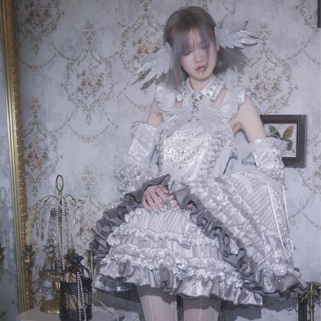 Metallic Angel　アームフリルカバー　シルバー
