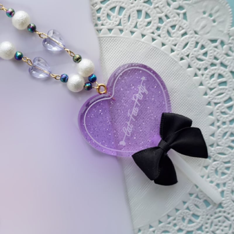 Heart Lolipopネックレス 7色／Select | tulle オンラインストア