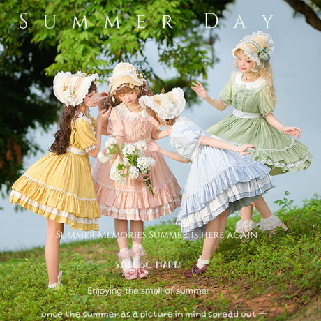 summer afternoon tea ワンピース　グリーン
