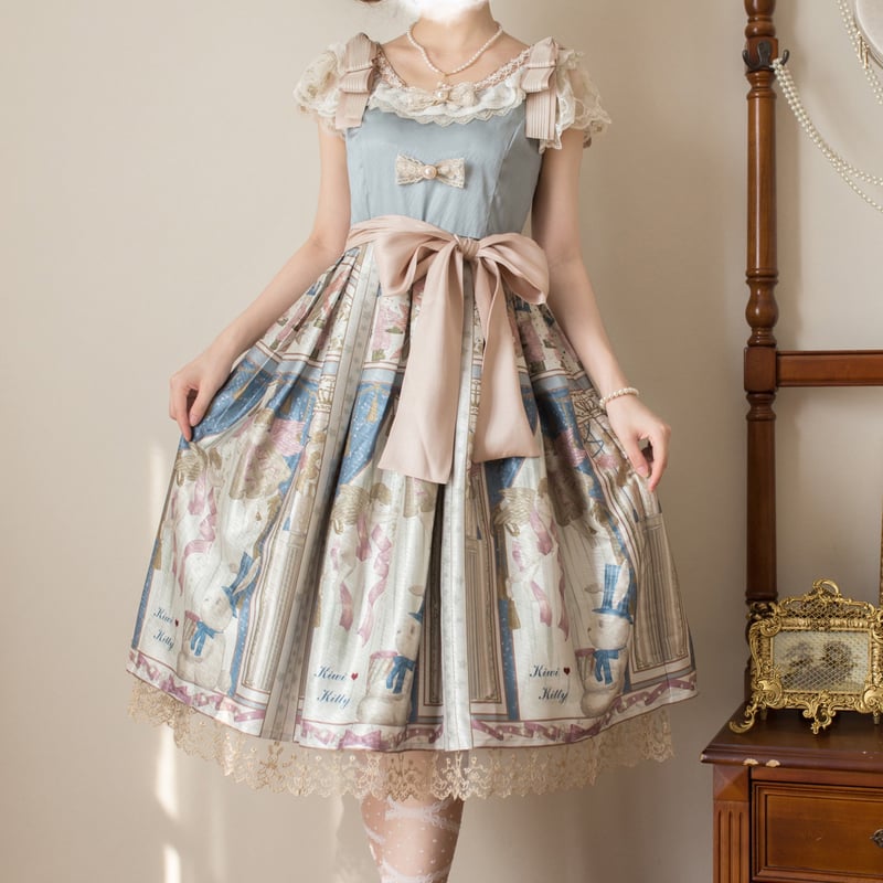 Rabbit＆Angel エンジェルスリーブジャンパースカート ミント | tulle