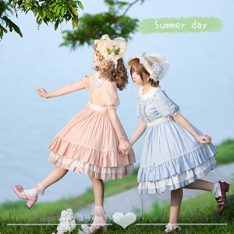 summer afternoon tea ワンピース　グリーン