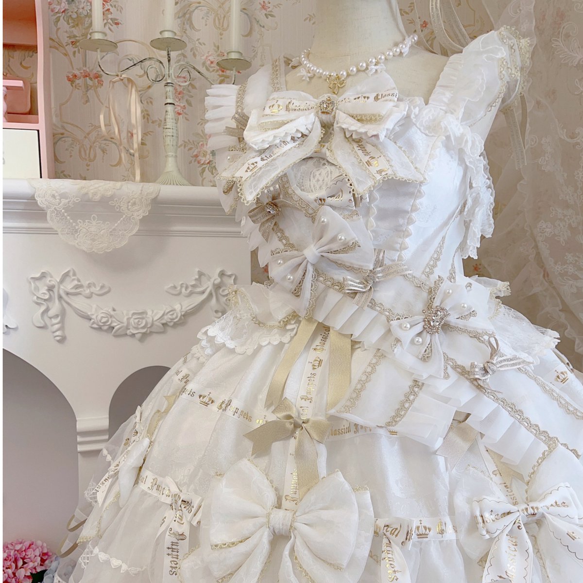 オーガンジーリボンエシャルプ 3色 | tulle オンラインストア