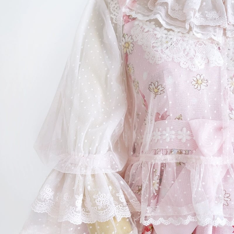 Dot Tulleボレロ ピンク／select | tulle オンラインストア