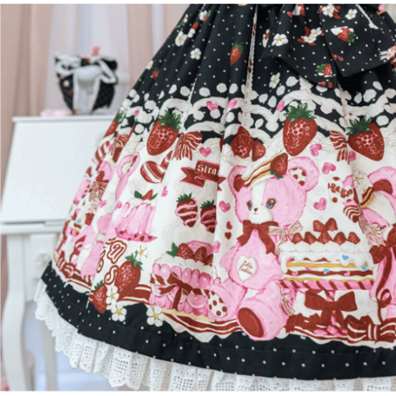 Patissier Bearジャンパースカート ブラック／select | tulle オンラ