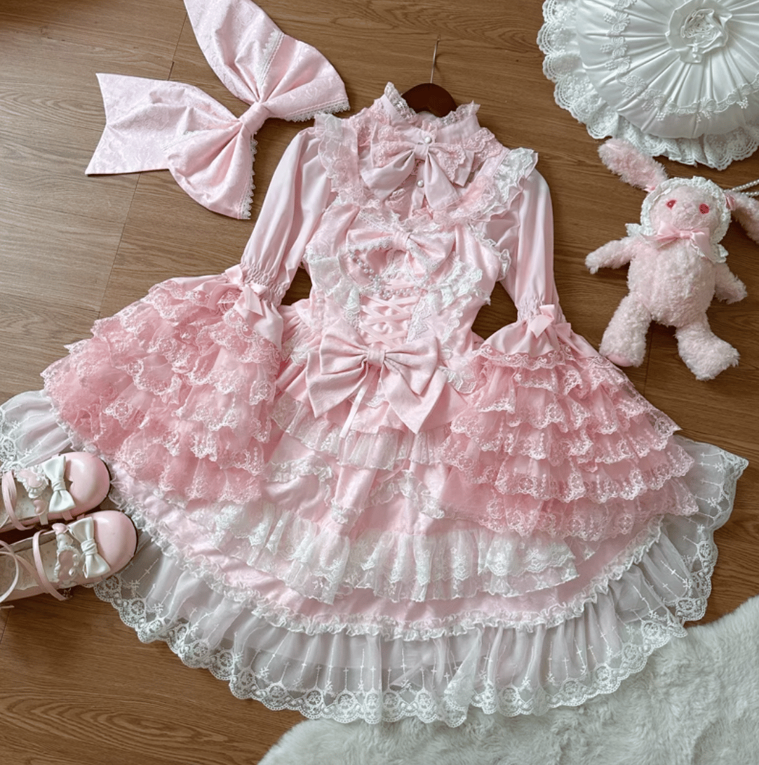 Tea Party Princessジャンパースカート ピンク | tulle オンラインストア