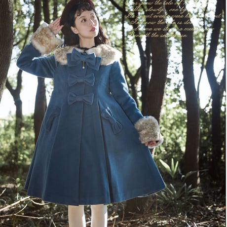 バンビファーロングコート　ブルー／select