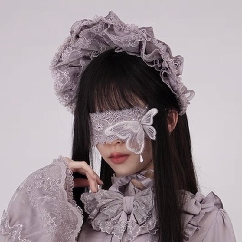 Glazed Flower Banquet ハーフボンネット ラベンダー | tulle オン