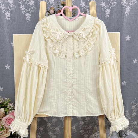 Laceful Dollブラウス(裏起毛ver.) 3色