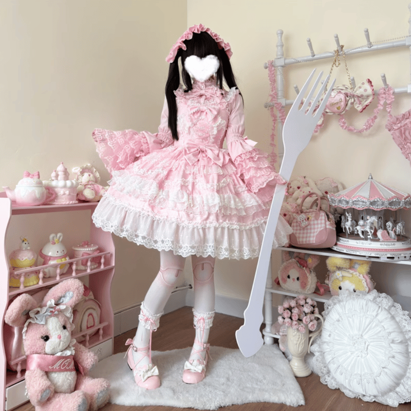 Tea Party Princessジャンパースカート ピンク | tulle オンラインストア
