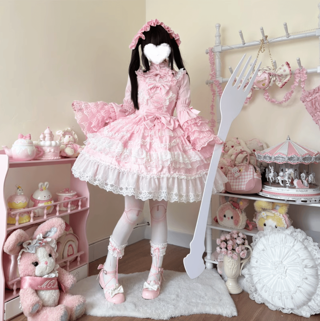 Tea Party Princessジャンパースカート ピンク | tulle オンラインストア