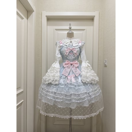 Fairy Tulleジャンパースカート　サックス