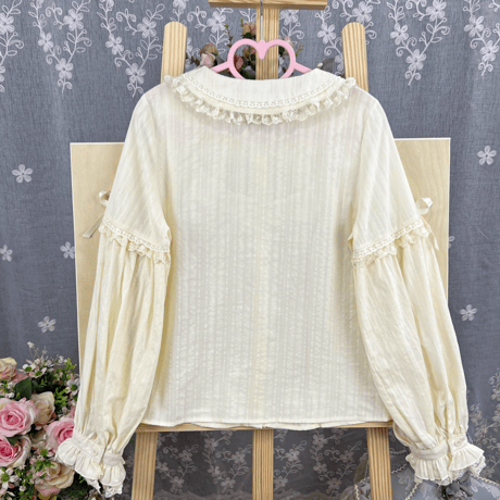 Laceful Dollブラウス(裏起毛ver.) 3色