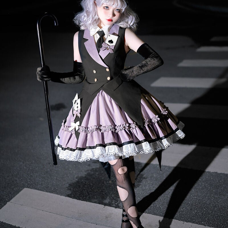 Casinoワンピース＆ベスト＆ネクタイset／select | tulle オンラインストア