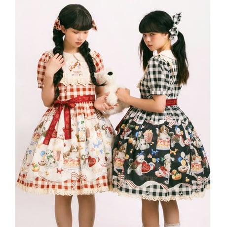 Puppy Sweetmeats ワンピース レッド／Select