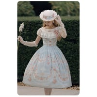 Nocturne of Reminiscenceドットチュールエプロン 生成り／select