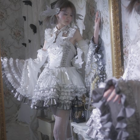 Metallic Angel　アームフリルカバー　シルバー