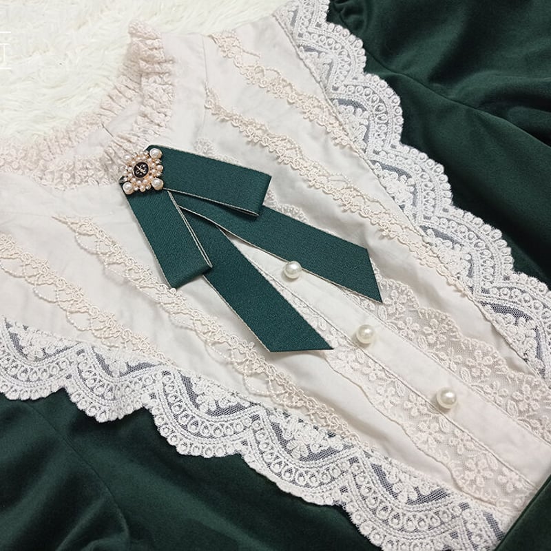 Dollyベロアワンピース グリーン／select | tulle オンラインストア