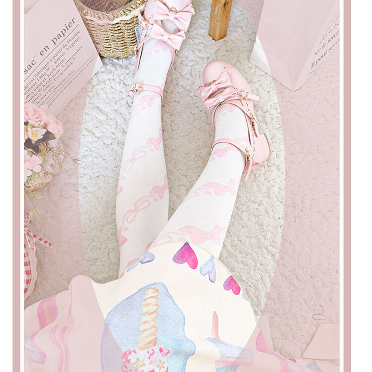 正規品♡リボン柄プルオーバー♡オフホワイト BABY,THE STARS SHINE BRIGHT リボン柄プリントオーバー