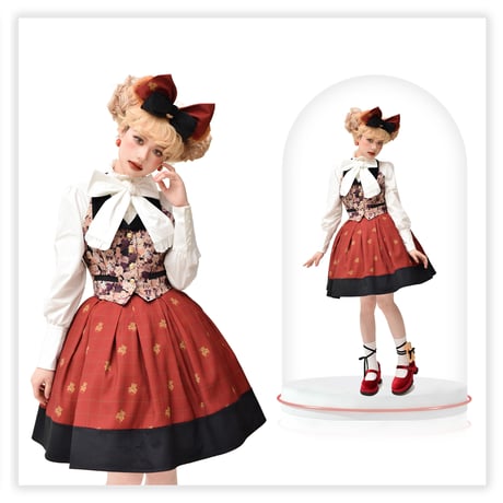 Trad Teddy Bearスカート（RD）／Select