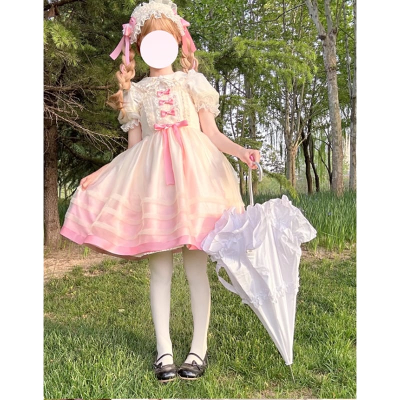Ohanami Bunny ジャンパースカート ピンク 未開封 Ohanami Bunny ジャンパースカート ピンク Ohanami Bunny