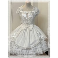 Pearl Ribbon ワンピース ホワイト