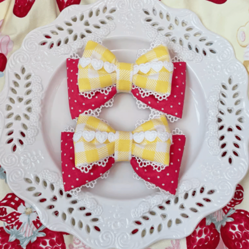 ふわふわリボンクリップ 7色／select | tulle オンラインストア