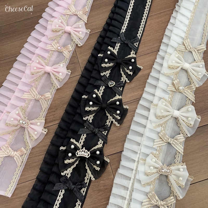 オーガンジーリボンエシャルプ 3色 | tulle オンラインストア