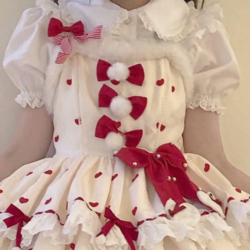 Holiday Heartジャンパースカート&ケープset/select | tulle Holiday Heartジャンパースカート&ケープset/select | tulle