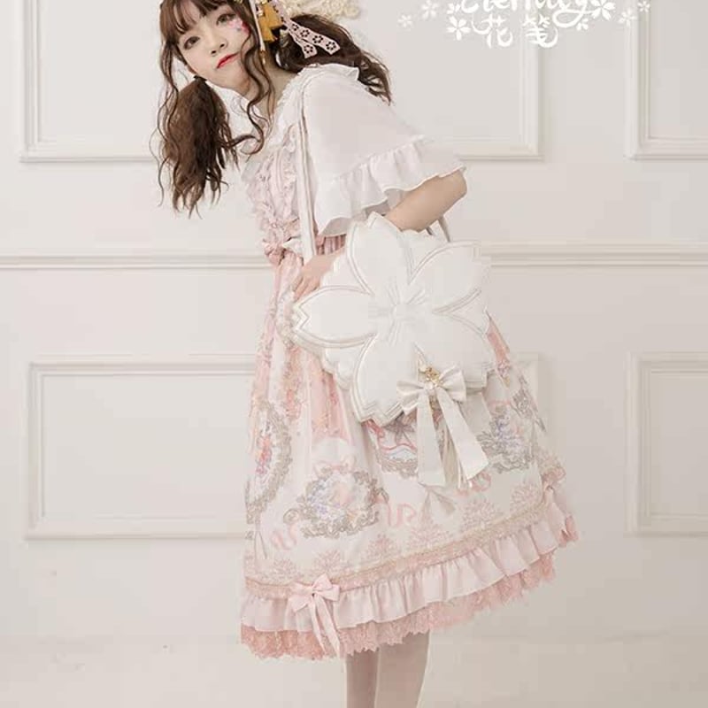 桜の花びらバッグ・大 3色 | tulle オンラインストア