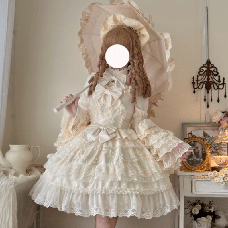 Tea Party Princessジャンパースカート 生成り | tulle オンラインストア