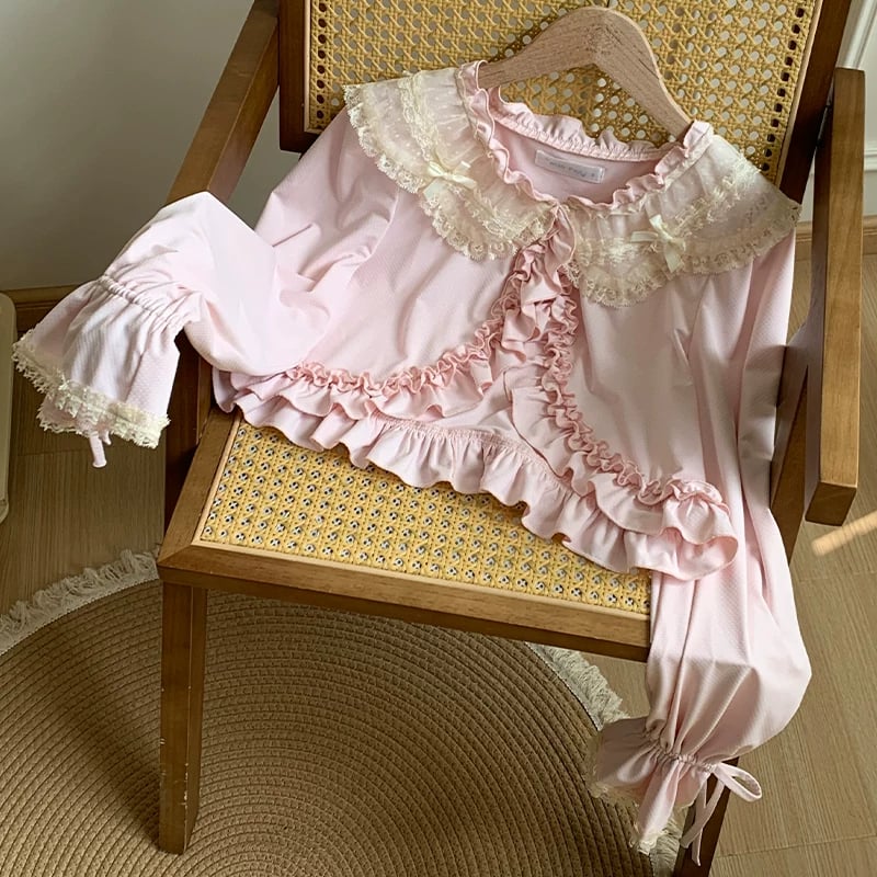 Summer Lace サマーカーディガン ピンク | tulle オンラインストア