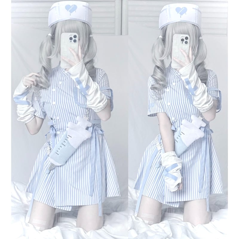 未使用 DEZERT OCCULT MUSIC オリジナルワンピーストレーナー Angel Sanatoriumワンピース&レッグウォーマーset | tulle