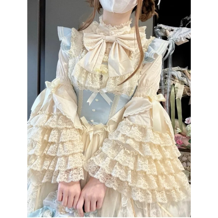 Lacy Princess姫袖ブラウス アイボリー／Select | tulle オンラインストア