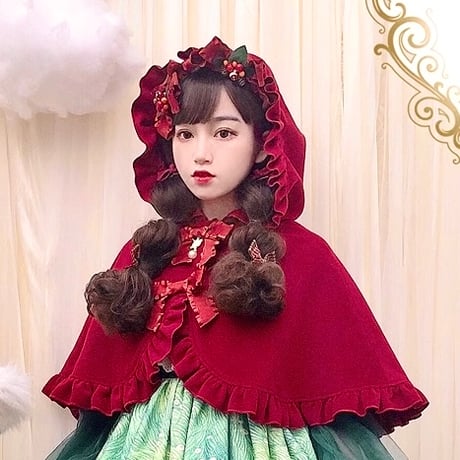 赤ずきんちゃんケープ＆ブラウスset