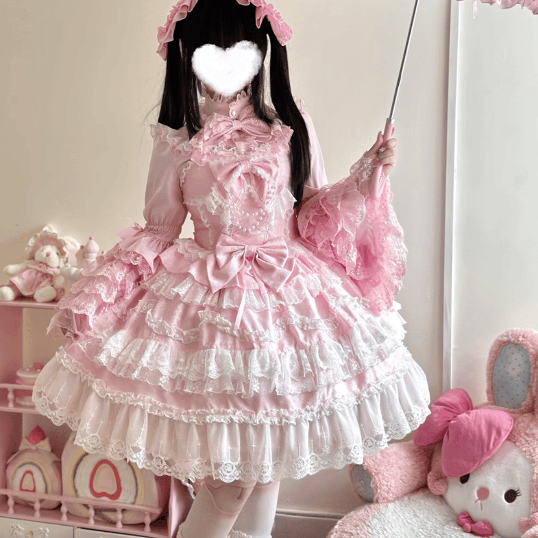 Tea Party Princessジャンパースカート ピンク | tulle オンラインストア
