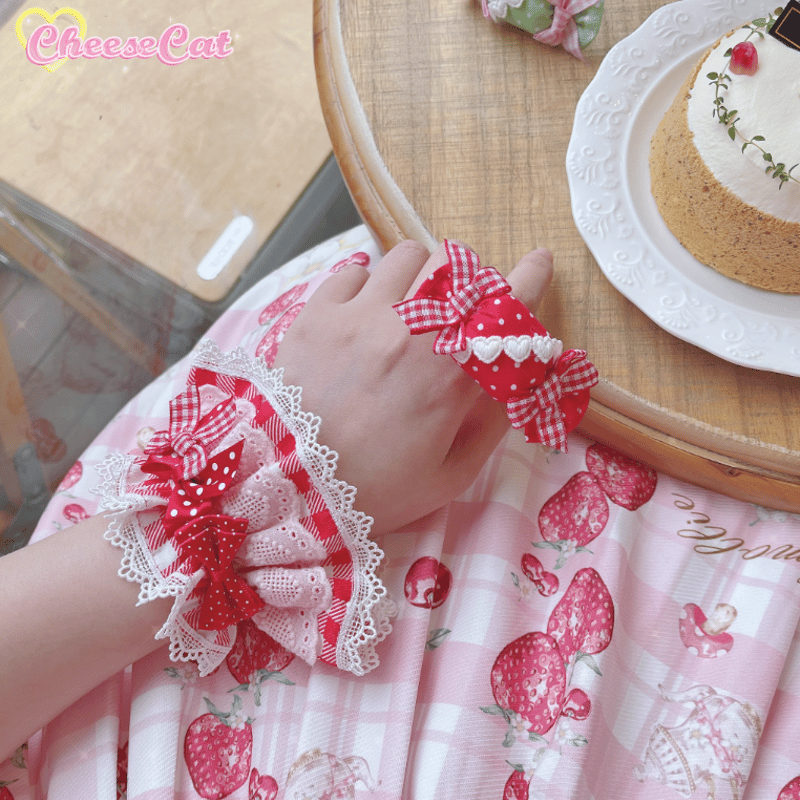 Assort Ribbonギンガムチェックお袖とめ 6色 | tulle オンラインストア