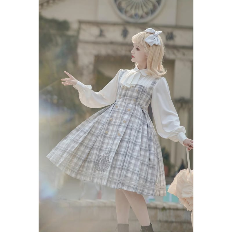 Little Detectiveジャンパースカート グレー | tulle オンラインストア