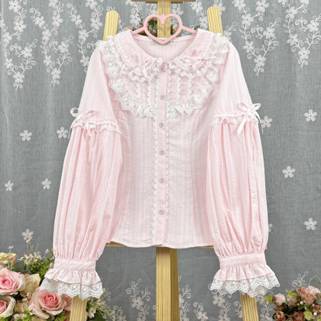 Laceful Dollブラウス(裏起毛ver.) 3色